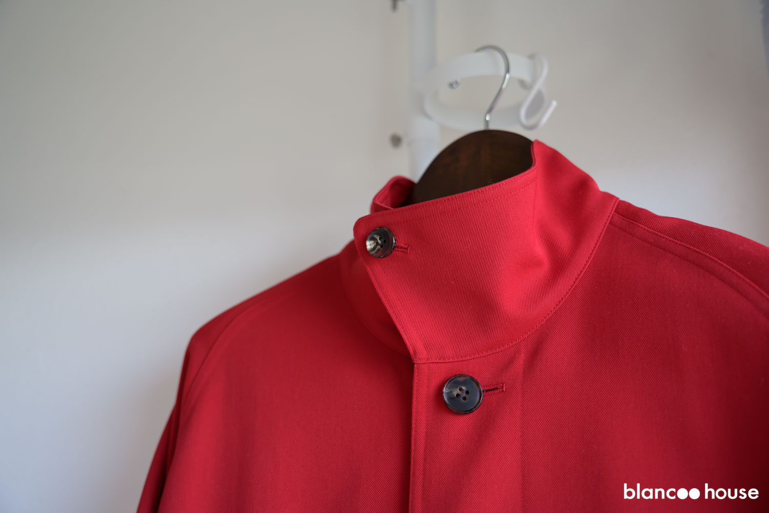 cabanコートの襟部分