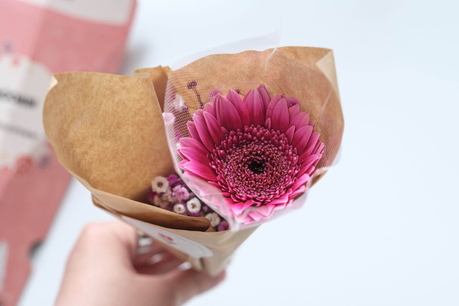 ブルーミー（bloomee）×ムーミンコラボパッケージ「Moominmamma’s Roseデザイン」で届いたお花
