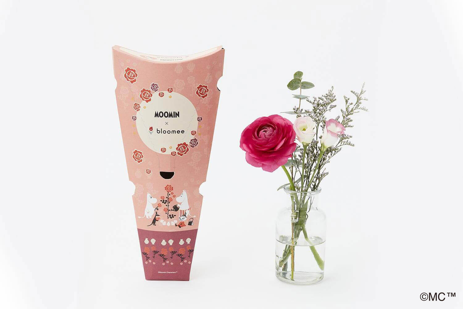ブルーミー（bloomee）×ムーミンコラボパッケージ「Moominmamma’s Roseデザイン」